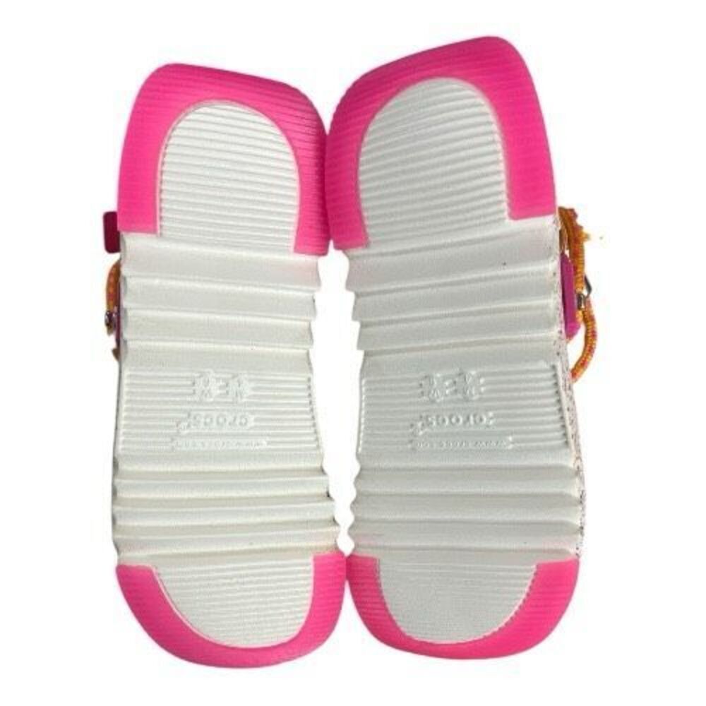 Crocs Hiker Xscape Festival Platform Sandals White Pink Women Size 6 Open Toe - Picture 11 of 14